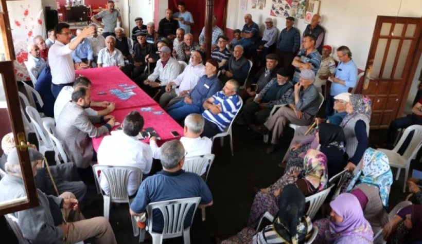Ak Partili vekil adayları Uslu ve Çetin Korkuteli'de
