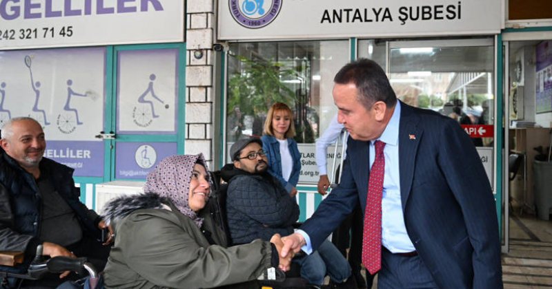 Başkan Böcek ‘Engelsiz Antalya Için Yeni Projeler Hazır’