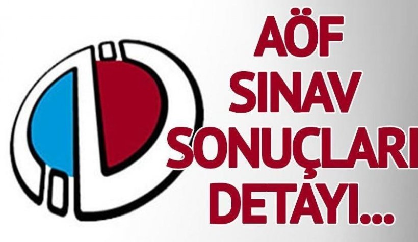 AÖF sınav sonuçları açıklandı - AÖF final sonuç sorgulama