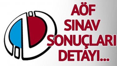 AÖF sınav sonuçları açıklandı - AÖF final sonuç sorgulama