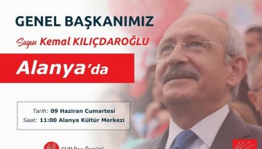 Alanya'da Kılıçdaroğlu heyecanı