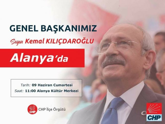 Alanyada Kılıçdaroğlu heyecanı