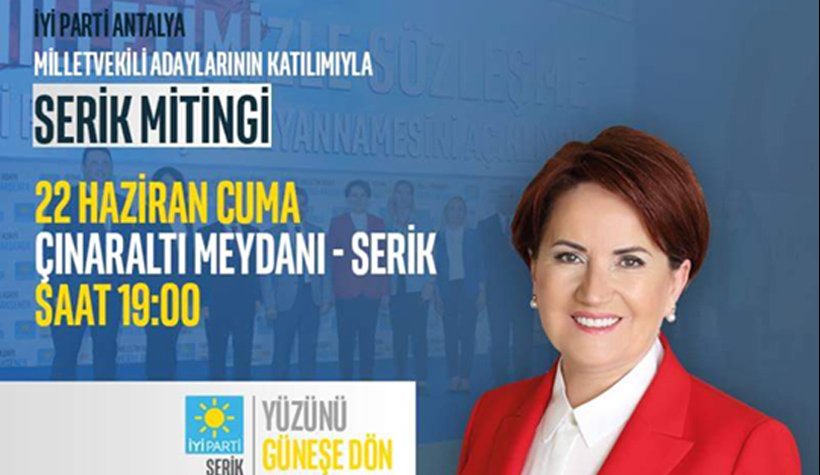 Serik, Meral Akşener'e hazırlanıyor