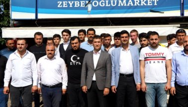 Türk Bayrağın Asılı Olduğu Market Saldırısına Ülkücülerden Sert Tepki