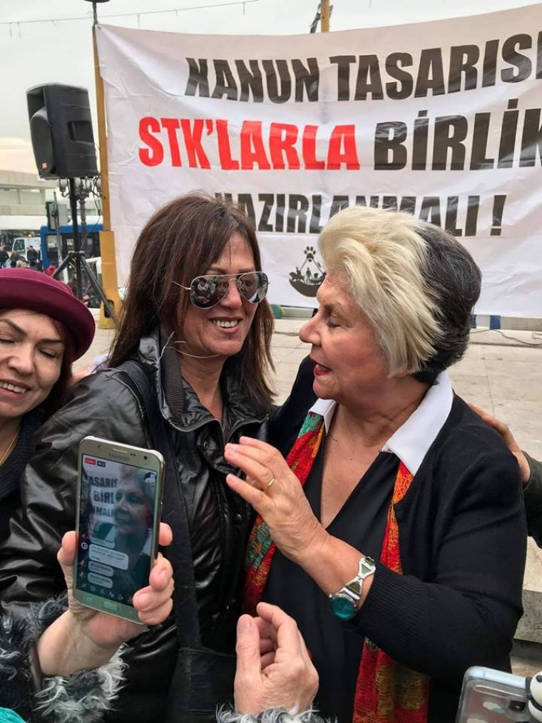 Bozkırın vicdani Karakız Gülo Ankara da eyleme katildi