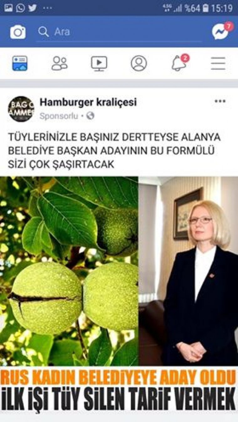 Başkan Adayı Anastasia Çetinkaya'ya Sahte Reklam Şoku