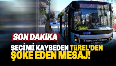 Seçimi Kaybeden Menderes Türel, Ücretsiz Otobüslerini Geri Çekti