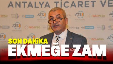 Antalya'da Ekmeğe Zam Geldi