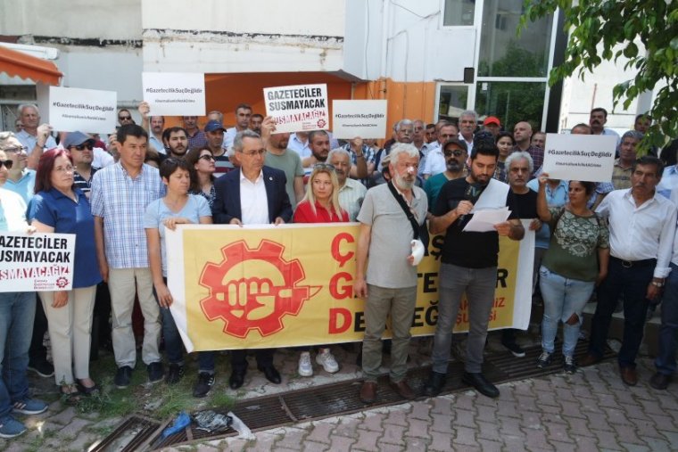 Bu taş devri zihniyeti tanıyoruz. Gazeteciler sessiz kalmayacak