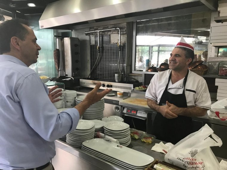 Gazipaşa Belediye Başkanı Yılmaz, İmamoğlu'na destek için İstanbul'a gitti