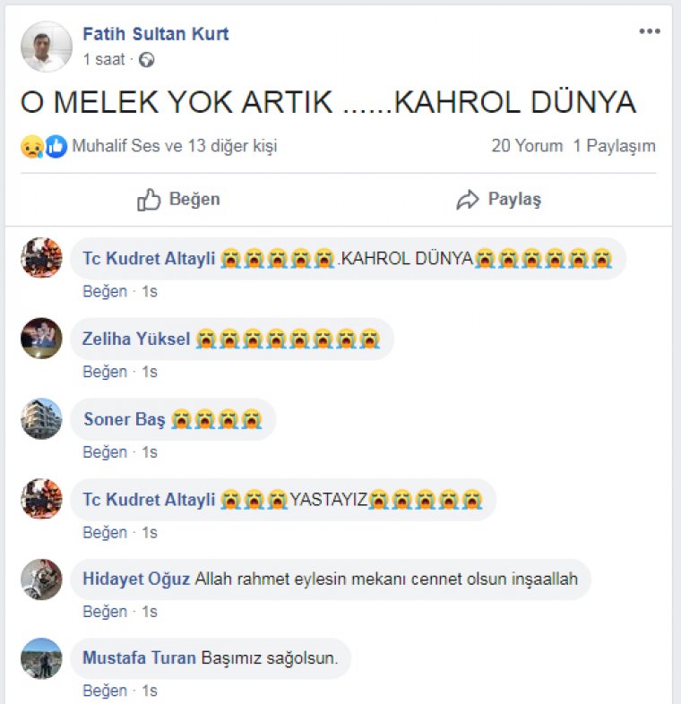 Emekli matematik öğretmeni Fatma Kurt hayatını kaybetti