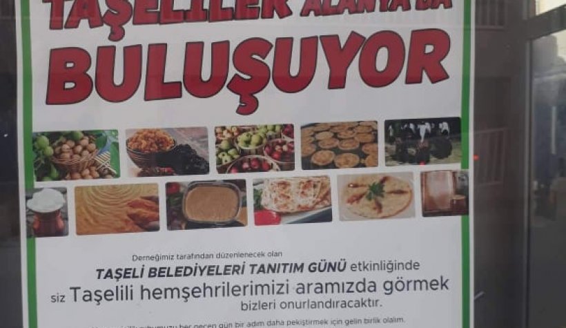 Taşeliler Alanya'da buluşuyor