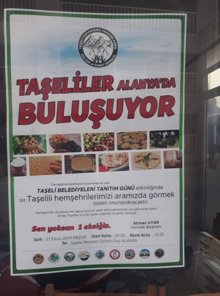 Taşeliler Alanya'da buluşuyor