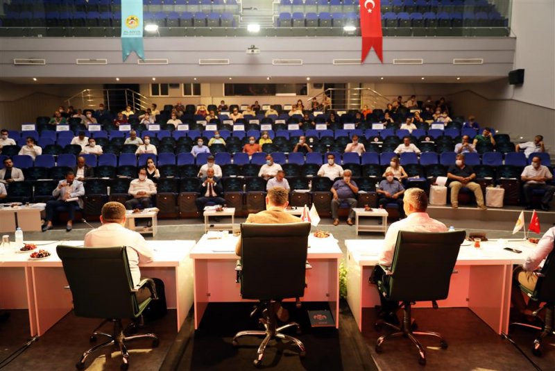 Alanya belediyesi ağustos ayı meclisi gerçekleşti