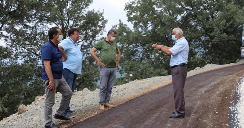 Yayla Yolu Asfaltlaniyor