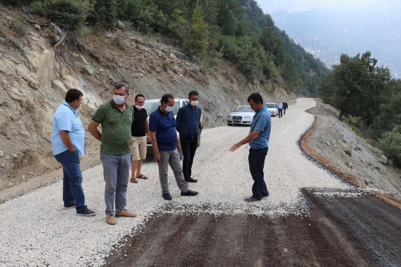 Yayla Yolu Asfaltlaniyor