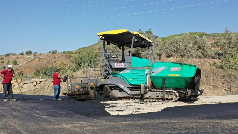 Asfalt calismasi Dualarla Basladi