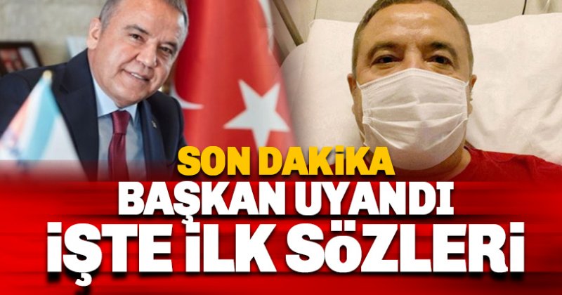 Başkan Muhittin Böcek uyandı: İşte ilk isteği