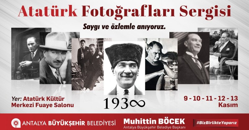 Büyükşehi̇r’den 10 Kasim Atatürk Fotoğraflari Sergi̇si̇