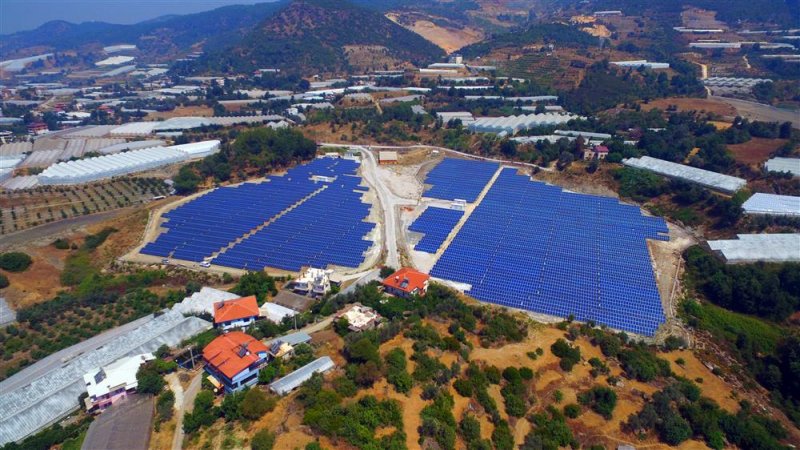 Alanya belediyesi güneş enerji santrali gücüne güç katıyor