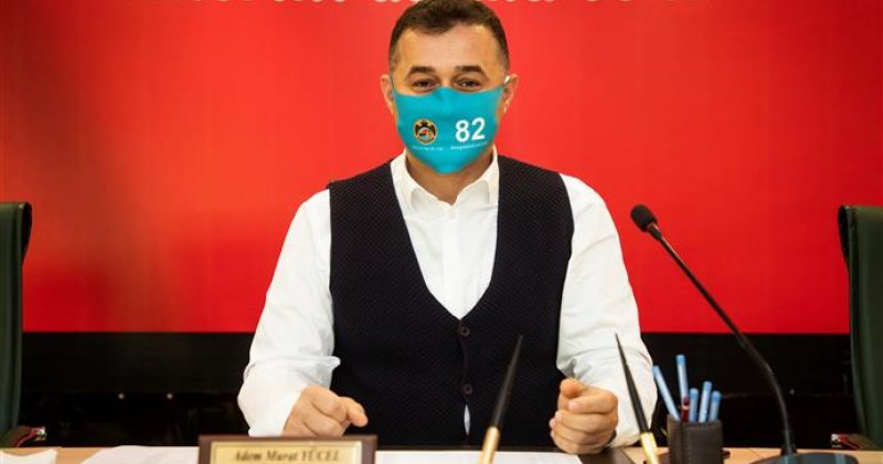 Başkan yücel 82 temalı maske ile 2021 yılı için “il olma” mesajı verdi