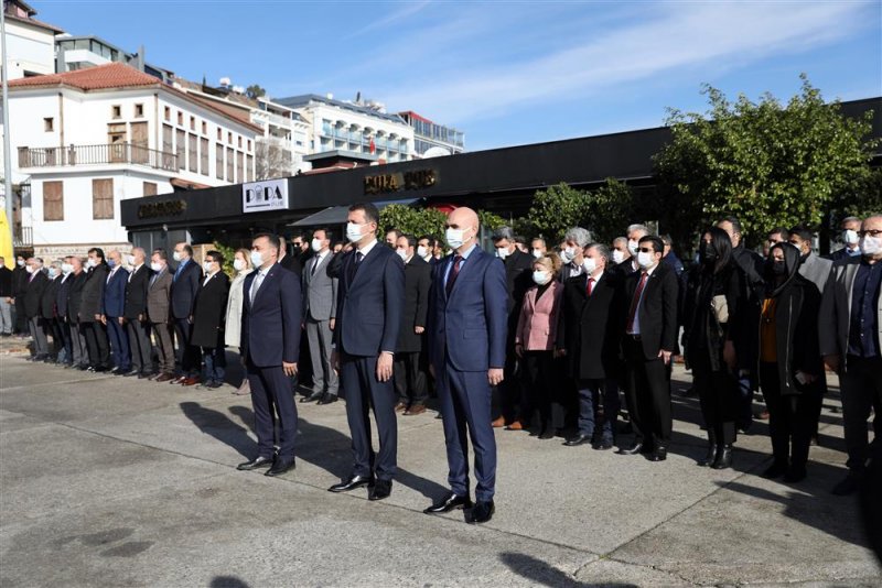 Atatürk’ün alanya’ya gelişinin 86. yıl dönümü törenle kutlandı