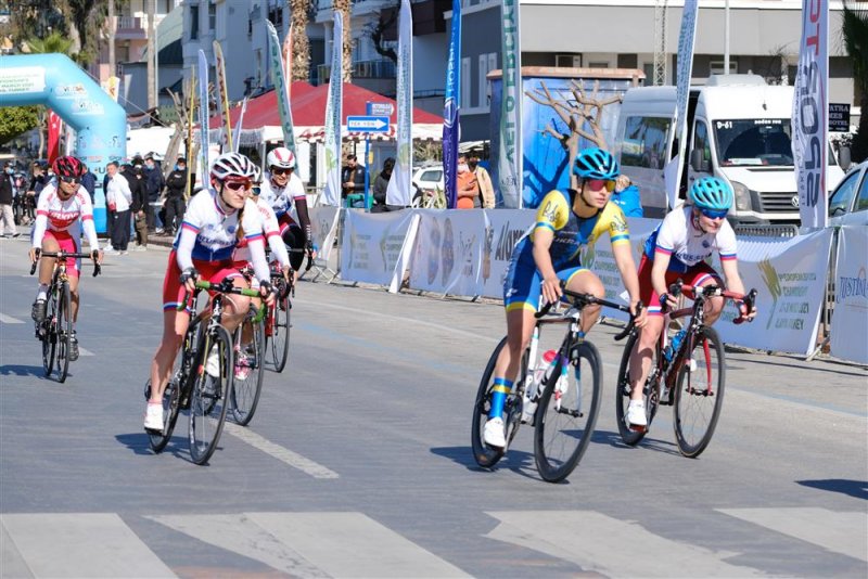 İşitme engelliler avrupa yol bisikleti şampiyonası’nda  krıteryum yarışı yapıldı
