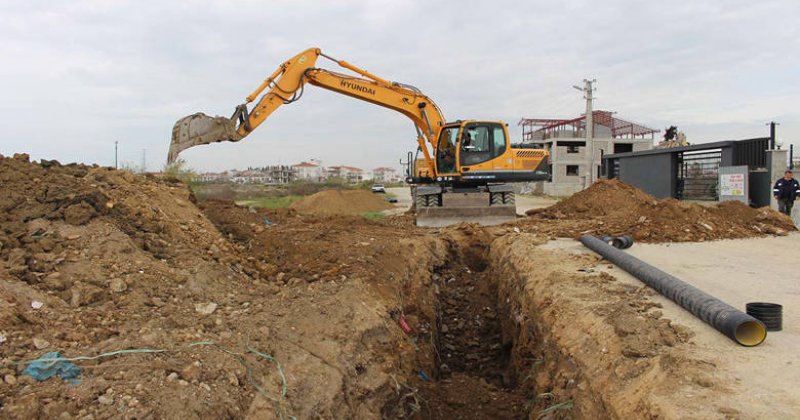 Manavgat’ta Yeni Imar Bölgelerine Kanalizasyon
