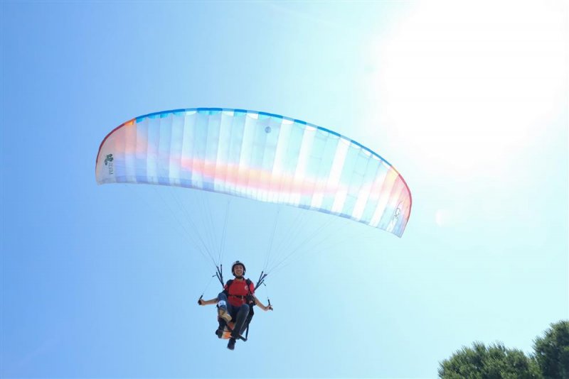 Pgaec yamaç paraşütü hedef kupası yarışları başladı