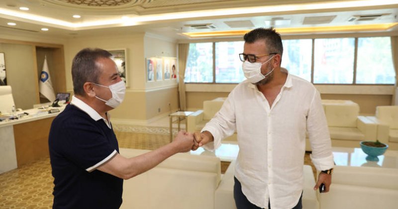 Antalyaspor’un Yeni Yönetiminden Başkan Muhittin Böcek’e Ziyaret