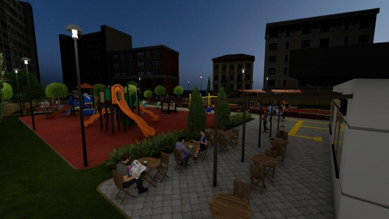 Alanya belediyesi’den oba mahallesi’ne semt parkı