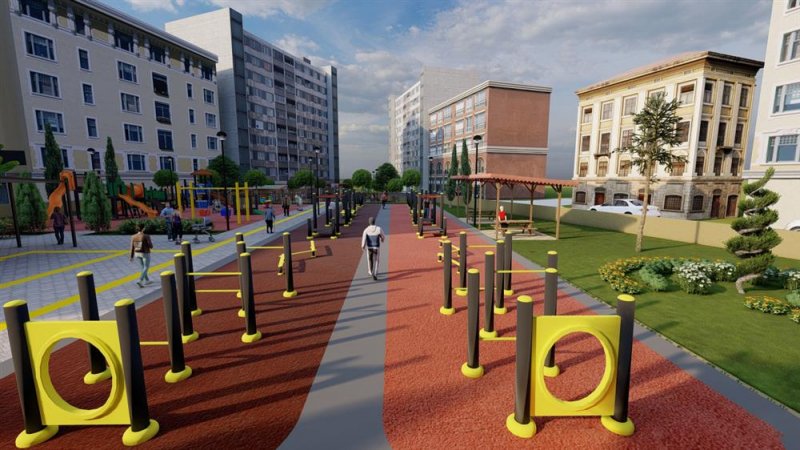 Alanya belediyesi’den oba mahallesi’ne semt parkı