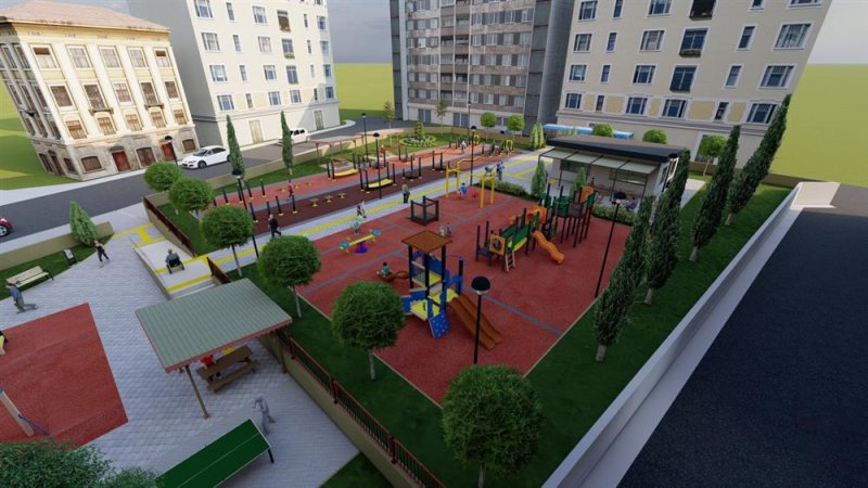 Alanya belediyesi’den oba mahallesi’ne semt parkı