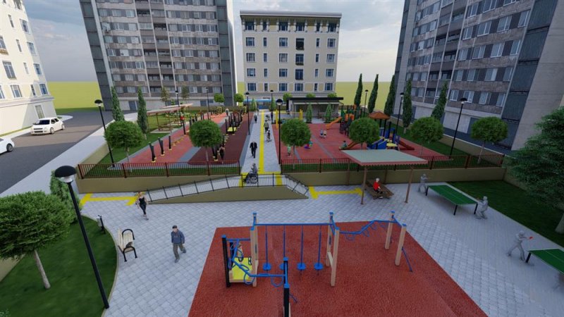 Alanya belediyesi’den oba mahallesi’ne semt parkı