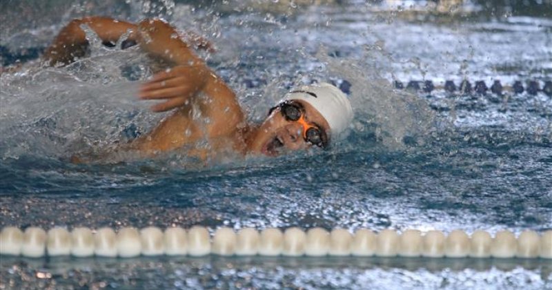 11-12 yaş il içi 3. vize yüzme yarışları yapıldı