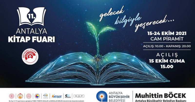 Antalya Kitap Fuarı 15 Ekim’de Kapılarını Açmaya Hazırlanıyor