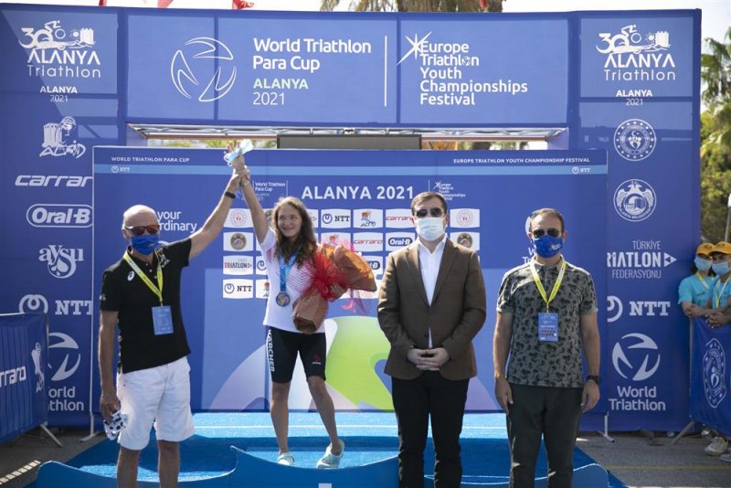 Paratrıathlon dünya kupası yarışları gerçekleşti