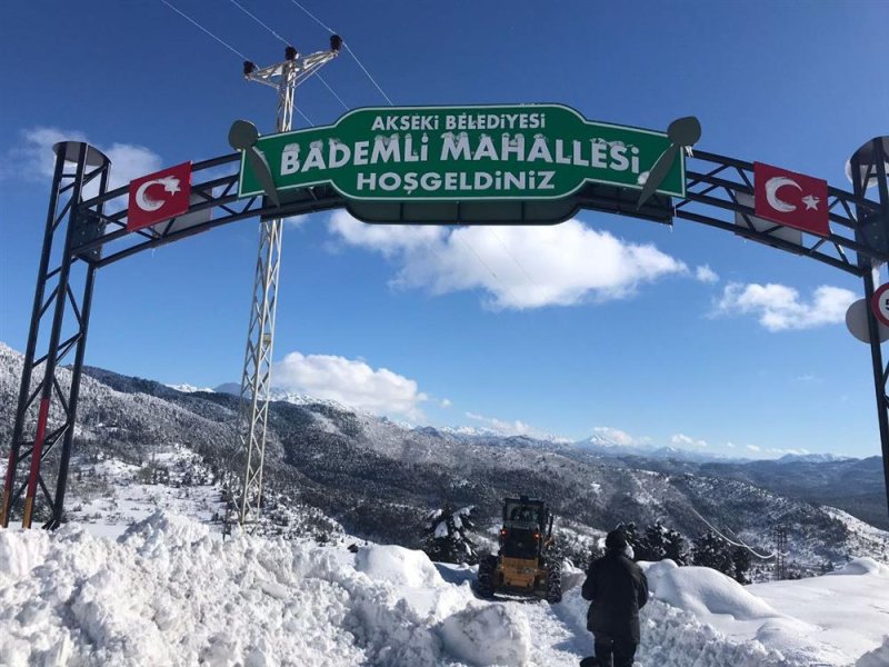 Akseki’de mahsur kalan vatandaşı alanya belediyesi kurtardı