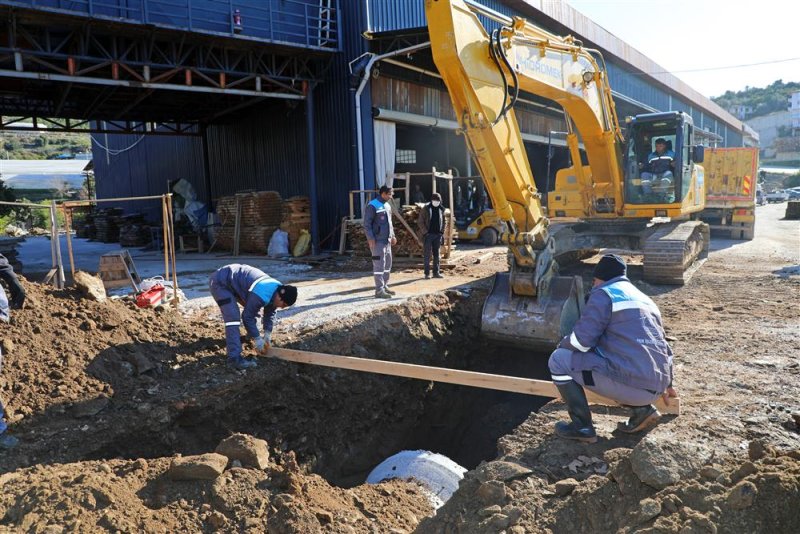 Alanya belediyesi’nden oba’da altyapı yatırımı