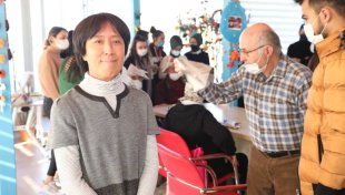 Japon Öğretim Üyesi Mavi Ev’de Origami Eğitimi Verdi