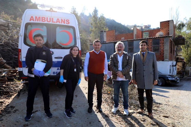 Alanya belediyesi’nin evde sağlık hizmetleri sürüyor