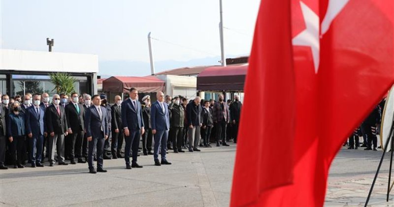 Atatürk’ün alanya’ya gelişinin 87. yıldönümü kutlandı