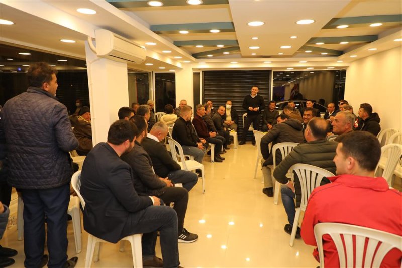 Başkan yücel konaklı’da vatandaşlarla buluştu batı alanya’ya etüt merkezi müjdesi