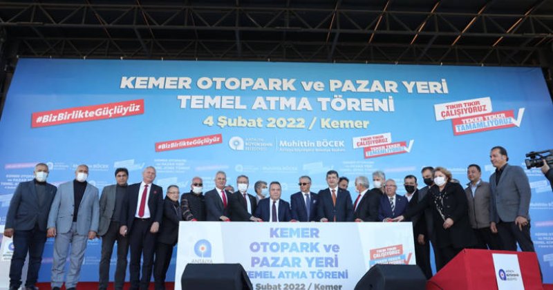 Büyükşehir Belediyesi Kemer’de  Bir Projeyi Daha Hayata Geçiriyor