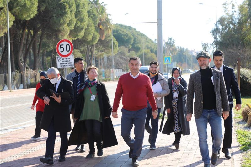 Sahil bandı düzenleme projesi’nde çalışmalar sürüyor oba-merkez etabı için start verildi
