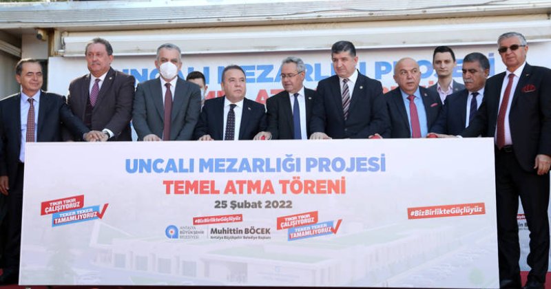 Uncalı Mezarlığı’ndaki Idari Bina, Gasilhane  Morg, Depo Ve Ibadet Alanları Yenileniyor