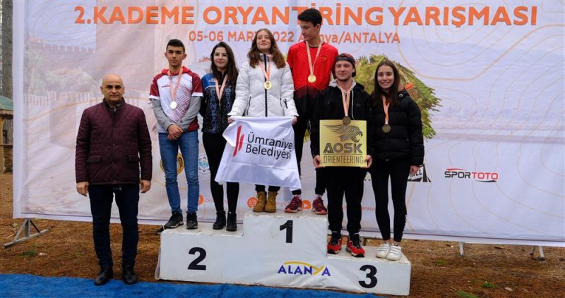 Alanya 2. kademe oryantiring yarışması sona erdi