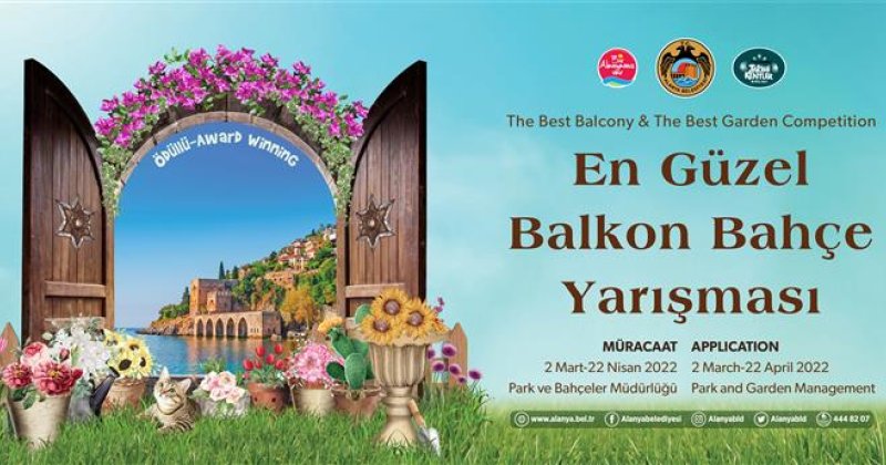En güzel balkon bahçe yarışması başvuruları başladı