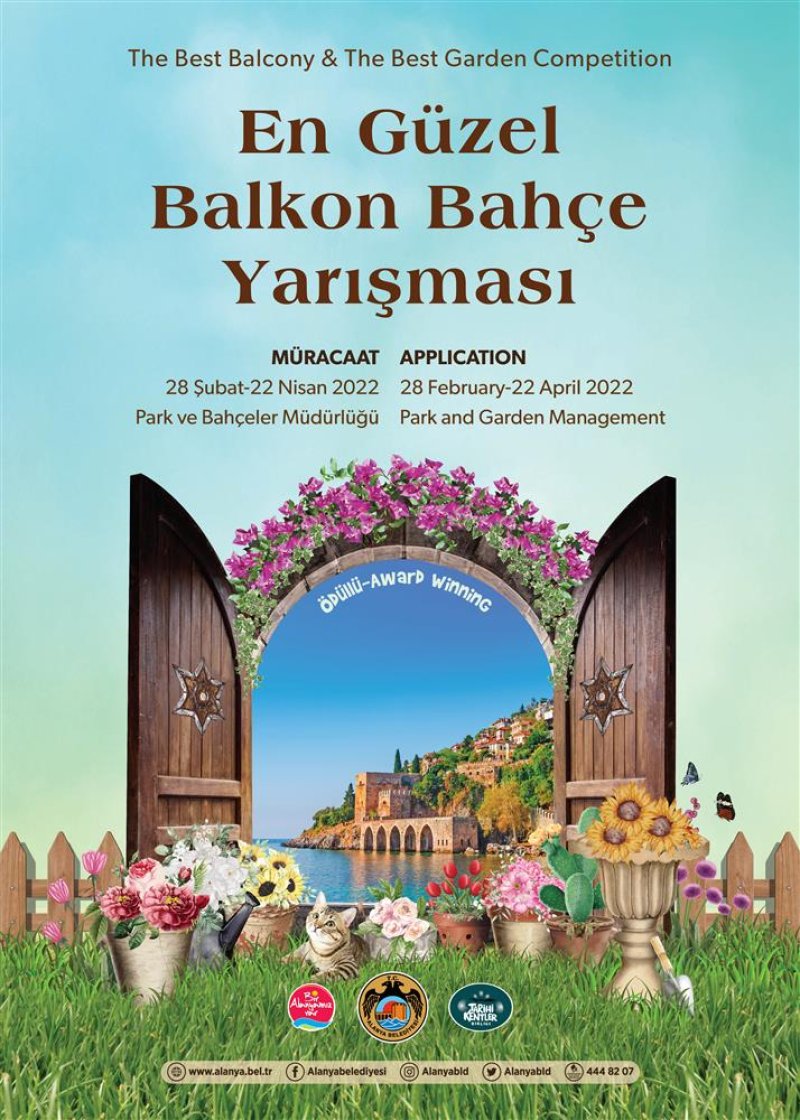 En güzel balkon bahçe yarışması başvuruları başladı