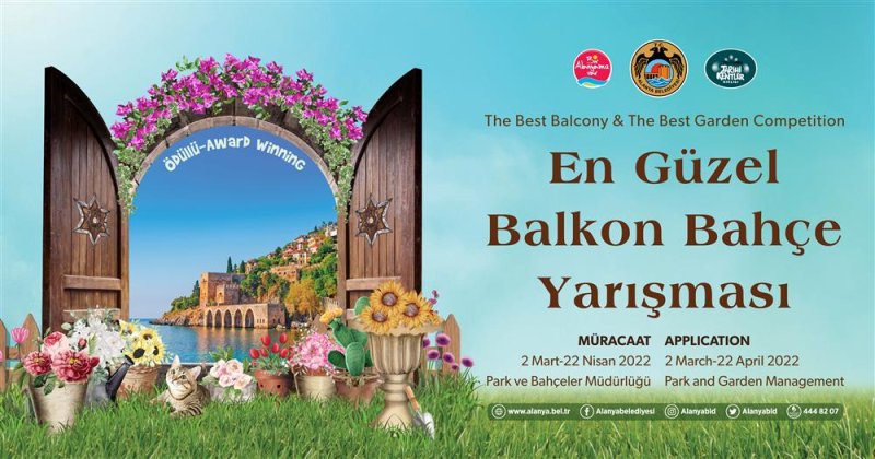 En güzel balkon bahçe yarışması başvuruları başladı